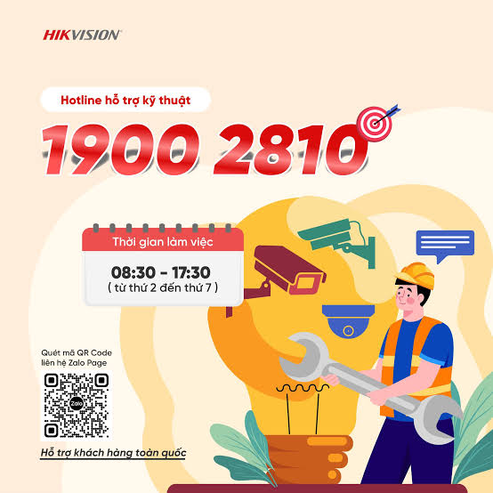 tong dai ho tro ky thuat cua hikvision viet nam
