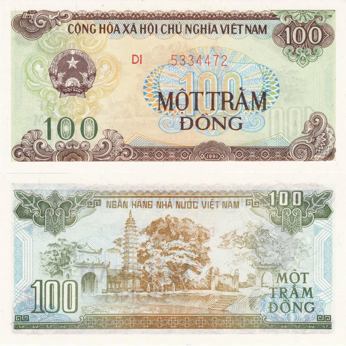 100 VND banknote