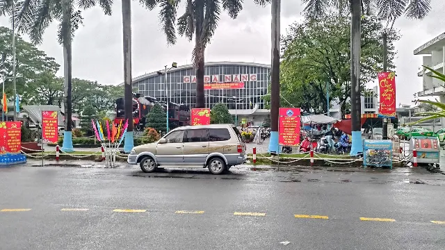 Chiều mưa tại Ga Đà Nẵng